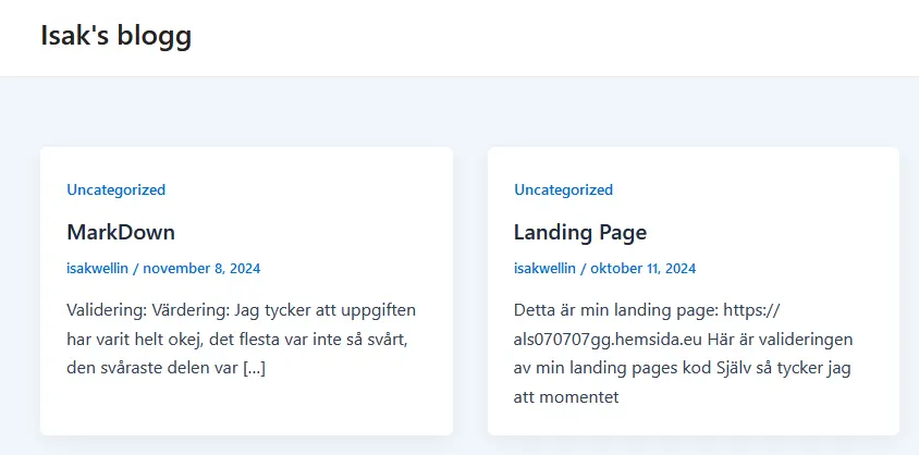 Bild på min wordpress