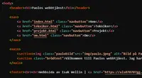 Bild på HTML5 kod