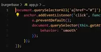 Bild på JavaScript kod