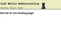 Bild på min landing page
